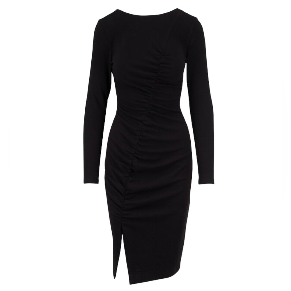Akris Punto Black Long Sleeve Dress